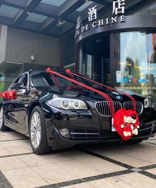台中結婚禮車熱門車款-BMW F10結婚禮車